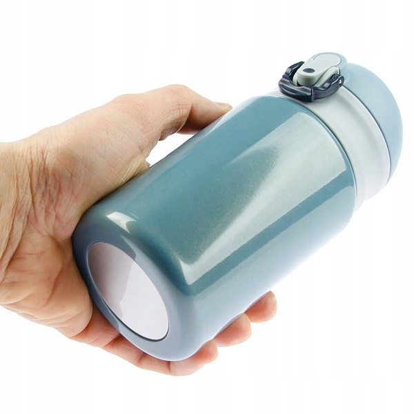 KUBEK TERMICZNY TERMOS PODRÓŻNY STALOWY 300ml