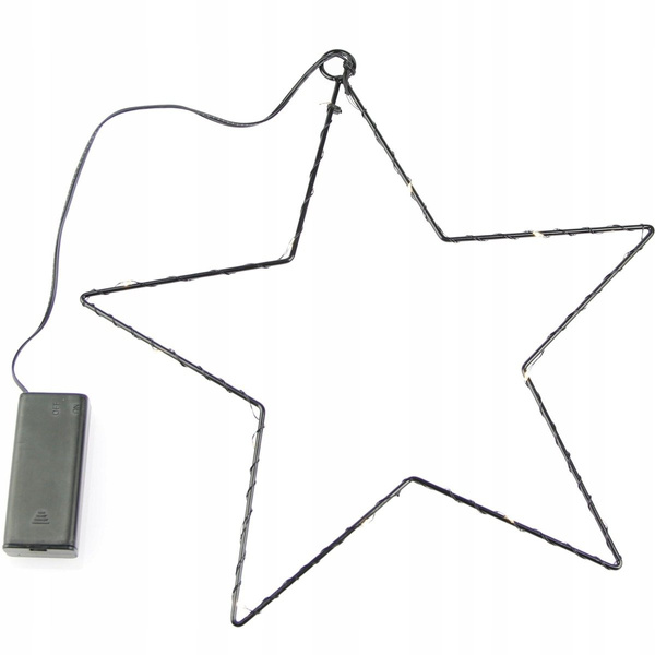 LED LAMPKI OZDOBA ZIMOWA LEDOWA DEKORACJA GWIAZDA