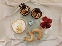 PATERA OBROTOWA NA CIASTO TALERZ OBROTOWY DO TORTU CIAST PRZYJĘCIA URODZINY