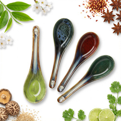 ŁYŻKA CERAMICZNA DO ZUPY RAMEN RAMENU 15 ml. ŁYŻKA OBIADOWA 16,5 CM