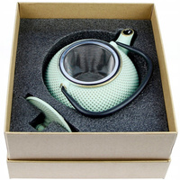 ZAPARZACZ IMBRYK 0,8L ŻELIWNY 2x CZARKI DO HERBATY