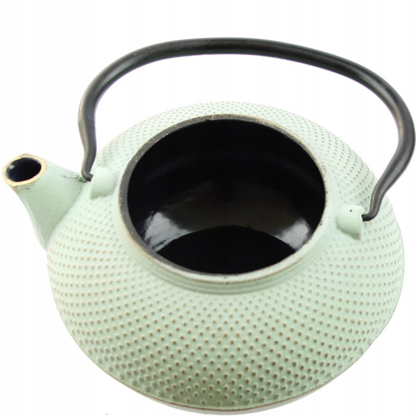 ZAPARZACZ ŻELIWNY CZAJNIK 1,5 L PODGRZEWACZ ZESTAW