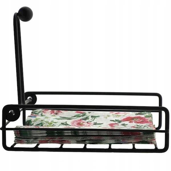 SERWETNIK STOAJK NA SERWETKI CHUSTECZKI METALOWY