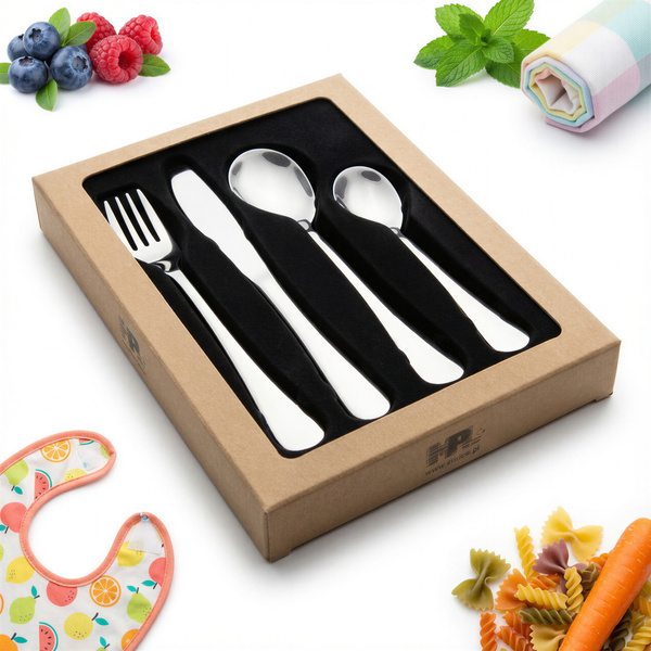 SZTUĆCE DLA DZIECI STAL ŁYŻECZKA WIDELEC NÓŻ ŁYŻKA