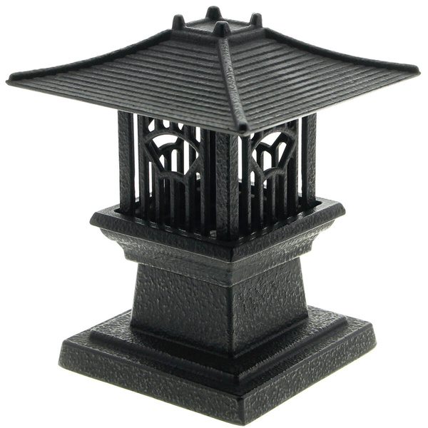 KOMINEK LED LAMPION LATARNIA ŻELIWNA LAMPA 3D Z OGNIEM RUCHOMYM PŁOMIEŃ