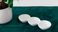 MISECZKI 3 POJEMNIKI PORCELANOWE DO DIPÓW SOSÓW