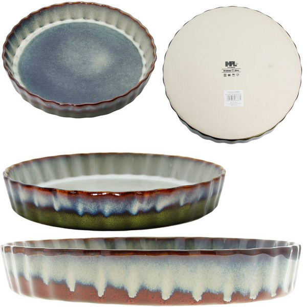 FORMA DO TARTY PIECZENIA CIAST CERAMICZNA ZAPIEKANIA W PIEKARNIKU 27 cm