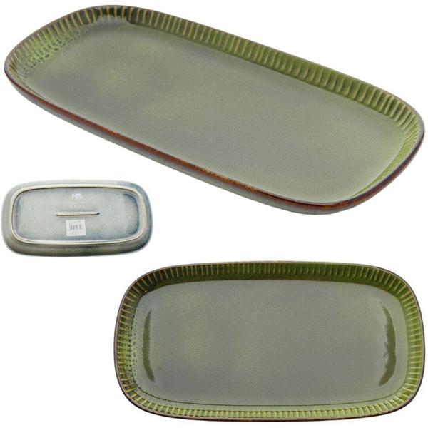 PÓŁMISEK SALATERKA PATERA TALERZ SAŁATKOWY PROSTOKĄTNY CERAMICZNY 30 cm