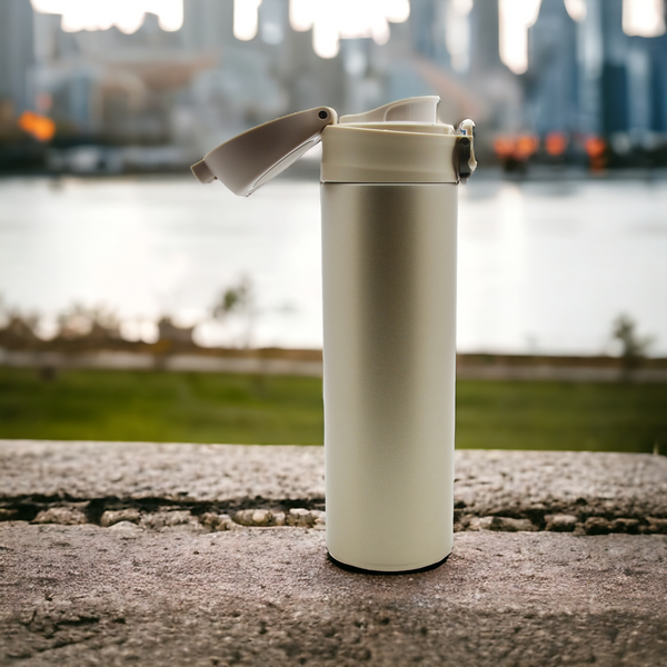 TERMOS KUBEK TERMICZNY PODRÓŻNY STALOWY 450 ml DO KAWY HERBATY WODY