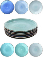 TALERZE OBIADOWY PŁASKIE 27CM DUŻE 6 SZTUK