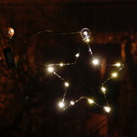 LED LAMPKI OZDOBA ZIMOWA LEDOWA DEKORACJA GWIAZDA