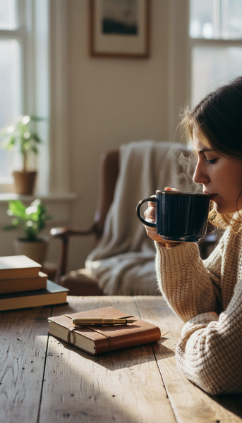 KUBKI DO KAWY HERBATY KUBEK ZESTAW 6 SZTUK 350 ML CIEMNONIEBIESKIE CERAMIKA