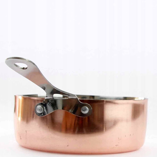 GARNUSZEK MINI GARNEK DO SERWOWANIA SMAŹENIA JEDZENIA 0.4L MAŁA PATELNIA