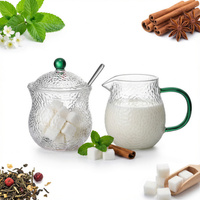 ZESTAW CUKIERNICZKA MLECZNIK CUKIERNICA POJEMNIK NA CUKIER DZBANUSZEK MLEKO