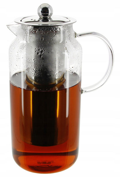 DZBANEK SZKLANY ZAPARZACZ DO HERBATY Z FILTREM