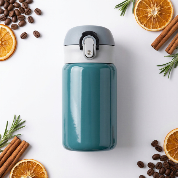 KUBEK TERMICZNY TERMOS PODRÓŻNY STALOWY 300ml