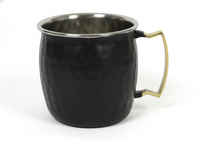 KUBEK STAL NIERDZEWNA 475 ML CZARNA POWŁOKA