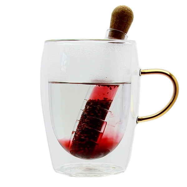 ZAPARZACZ SZKLANY DO PARZENIA HERBATY ZIÓŁ SITKO DO SUSZONYCH OWOCÓW