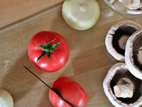 DESKA kuchenna SZKLANA 25x35cm szklana przezroczysta nie gładka a groszkowa