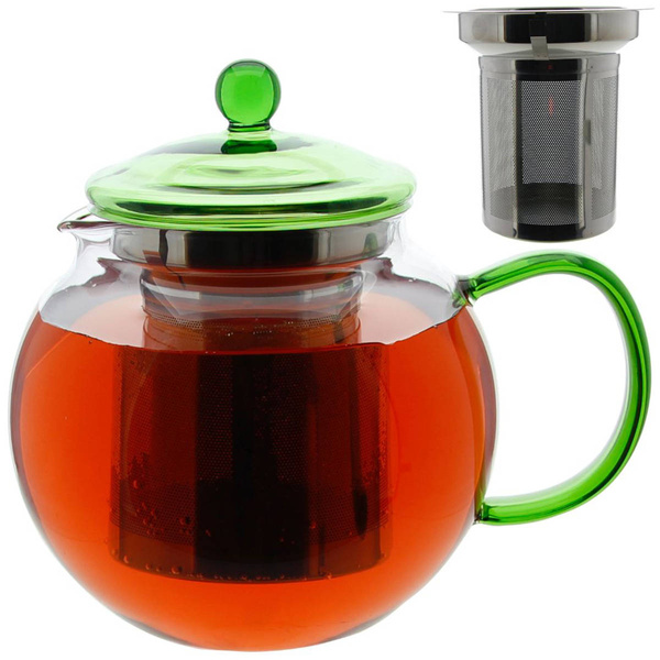 ZAPARZACZ DZBANEK SZKLNAY DO KAWY HERBATY 1,2 L