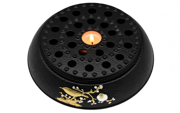 PODGRZEWACZ ŻELIWNY Ø 14,7 CM CZARNY DO UTRZYMANIA TEMPERATURY CZAJNIKA