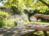 DZBANUSZEK CUKIERNICA ZESTAW CUKIERNICZKA POJEMNIK NA CUKIER MLECZNIK 250ML