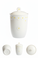 POJEMNIK ORGANIZER NA ŻYWNOŚĆ ARTYKUŁY SYPKIE CERAMICZNY 16CM DAISY LINE