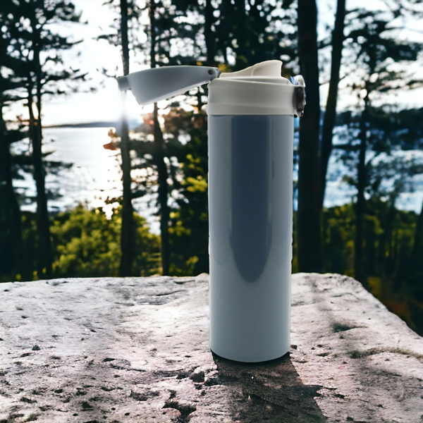 TERMOS KUBEK TERMICZNY PODRÓŻNY STALOWY 450 ml DO KAWY HERBATY WODY