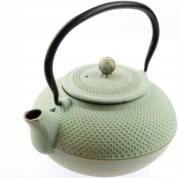 ŻELIWNY CZAJNIK 1,5L ZESTAW 4x CZARKI PODGRZEWACZ