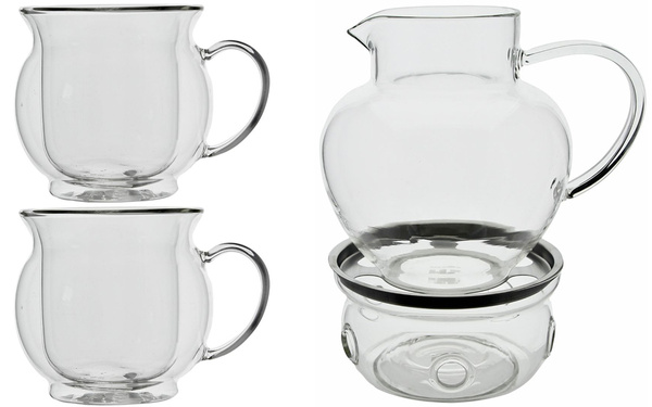 ZESTAW DO GRZANEGO WINA KUBKI DZBANEK PODGRZEWACZ