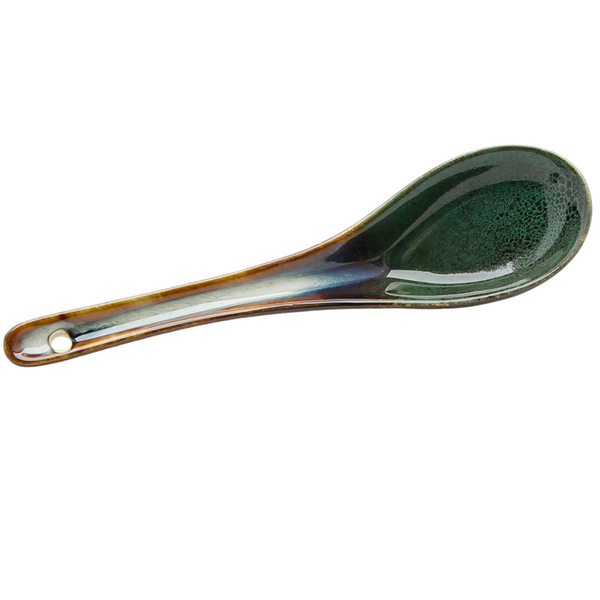 ŁYŻKA CERAMICZNA DO ZUPY RAMEN RAMENU 15 ml. ŁYŻKA OBIADOWA 16,5 CM