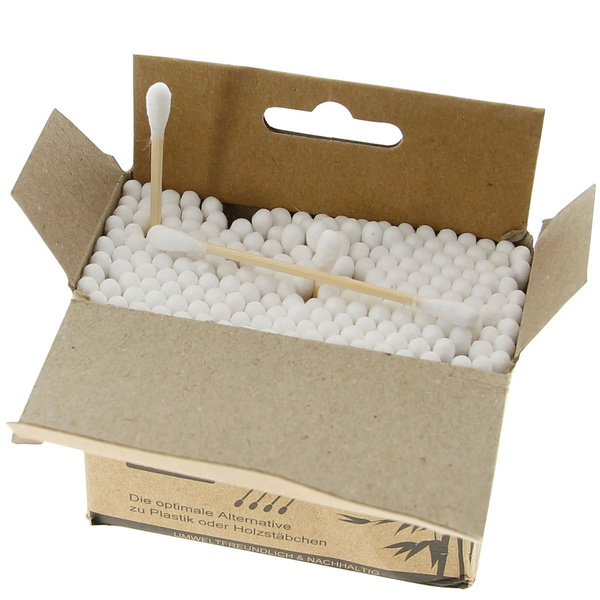 BAMBUSOWE PATYCZKI HIGIENICZNE DO USZU EKO 200 szt