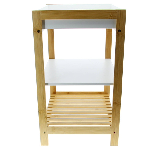 REGAŁ PÓŁKA BAMBUSOWA SZAFKA ŁAZIENKOWA 50x40x30cm