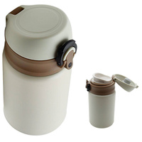 TERMOS KUBEK TERMICZNY PODRÓŻNY STALOWY 300ml BUTELKA DO WODY CIEPŁEJ MLEKA