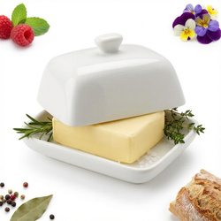 MASELNICZKA MINI POJEMNIK NA MASŁO PORCELANOWA