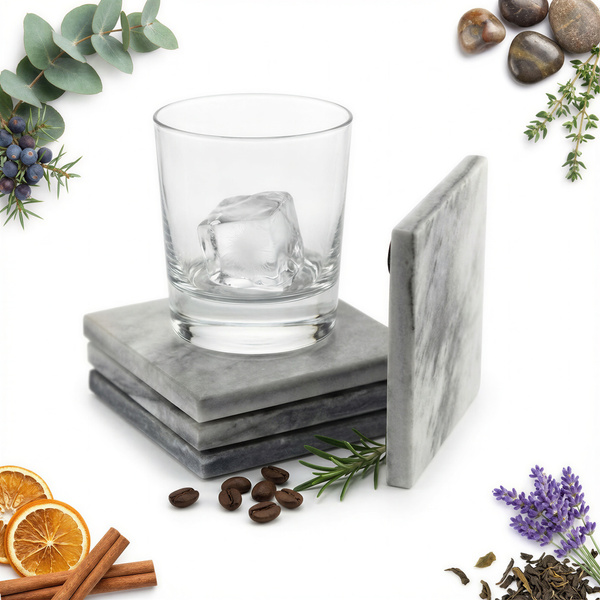 PODKŁADKA PODSTAWKA POD KUBEK MARMUROWA PODKŁADKI