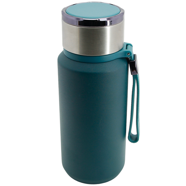 TERMOS KUBEK TERMICZNY PODRÓŻNY STALOWY 650 ml DO KAWY HERBATY WODY +SITKO