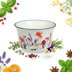 MISKA CERAMICZNA 8,5 CM PANI KWIATEK MISECZKA DO DIPÓW 150 ML