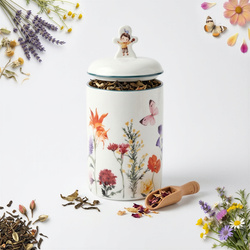 POJEMNIK ceramiczny SŁOIK do przechowywania PAN KWIATEK 1,25L