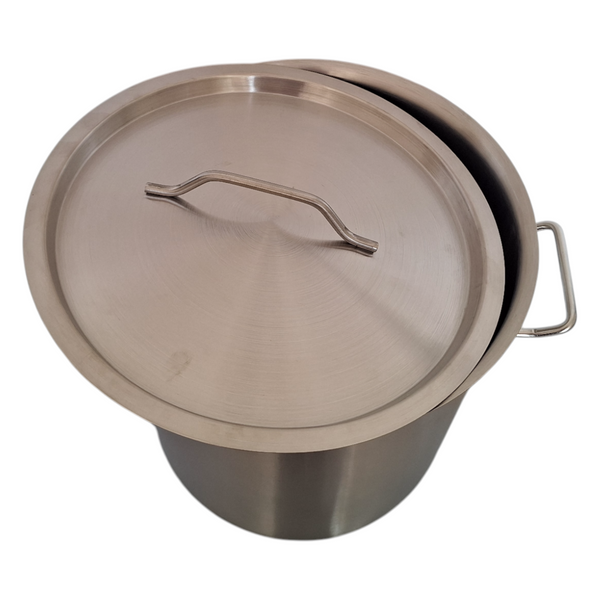 GARNEK STAL NIERDZEWNA 32,5 cm GAR 26L DO GASTRO Z POKRYWKA METALOWA