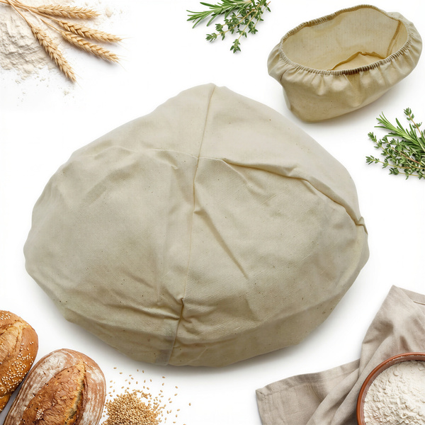 POKROWIEC DO KOSZYKA RATTANOWEGO 23 CM WYRASTANIE GAROWANIE CIASTA NA CHLEB