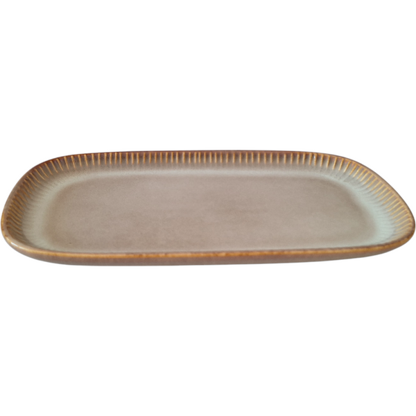 PÓŁMISEK SALATERKA TALERZ DO SUSHI SAŁATKOWY PROSTOKĄTNY CERAMICZNY 30 cm