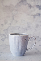 KUBEK ceramiczny LOTUS 360 ml pastelowy NIEBIESKI