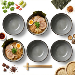 MISKA Black Jeans GREY CERAMIKA 12x6cm ZESTAW 6 SZTUK