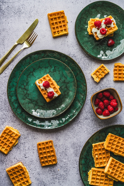 SERWIS OBIADOWY CERAMICZNY 18 ELEMENTÓW DLA 6 OSÓB GREEN GREY OMBRES