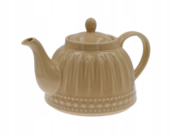 Ceramiczny DZBANEK linia MOSAIQUE BEIGE 1L czajnik do herbaty kawy