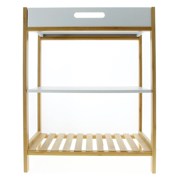 REGAŁ PÓŁKA BAMBUSOWA SZAFKA ŁAZIENKOWA 50x40x30cm