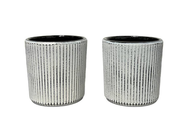 CZARKI BIAŁE ŻELIWNE FILIŻANKI 2 SZT ZESTAW ŻELIWNY DO HERBATY I ZIÓŁ 100ml