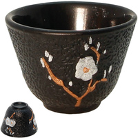 CZARKI ŻELIWNE 2 SZT ZESTAW ŻELIWNY DO HERBATY FILIŻANKI 60 ml