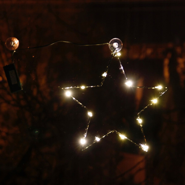LED LAMPKI OZDOBA ZIMOWA LEDOWA DEKORACJA GWIAZDA